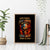 Fire Skull Canvas Wall Art My Demon Hide Inside My Head - Wonder Print Shop
