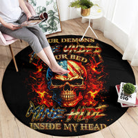 fire-skull-round-carpet-my-demon-hide-inside-my-head