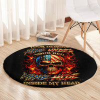 fire-skull-round-carpet-my-demon-hide-inside-my-head