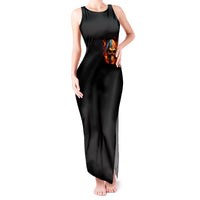 Fire Skull Tank Maxi Dress My Demon Hide Inside My Head - Wonder Print Shop