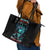 Da de los Muertos Skull Leather Tote Bag I'm Not A Princess I'm The Queen - Wonder Print Shop