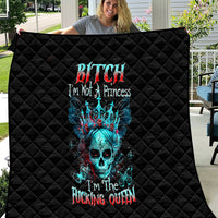 Da de los Muertos Skull Quilt I'm Not A Princess I'm The Queen - Wonder Print Shop
