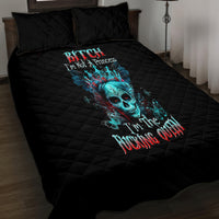 Da de los Muertos Skull Quilt Bed Set I'm Not A Princess I'm The Queen - Wonder Print Shop