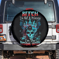 Da de los Muertos Skull Spare Tire Cover I'm Not A Princess I'm The Queen - Wonder Print Shop
