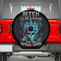 Da de los Muertos Skull Spare Tire Cover I'm Not A Princess I'm The Queen - Wonder Print Shop