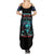 Día de los Muertos Skull Summer Maxi Dress I'm Not A Princess I'm The Queen - Wonder Print Shop