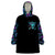 Día de los Muertos Skull Wearable Blanket Hoodie I'm Not A Princess I'm The Queen - Wonder Print Shop