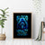 Blue Flame Skull Canvas Wall Art Blood Make You Related - Wonder Print Shop