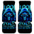 Blue Flame Skull Car Mats Blood Make You Related - Wonder Print Shop