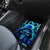 Blue Flame Skull Car Mats Blood Make You Related - Wonder Print Shop