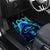 Blue Flame Skull Car Mats Blood Make You Related - Wonder Print Shop