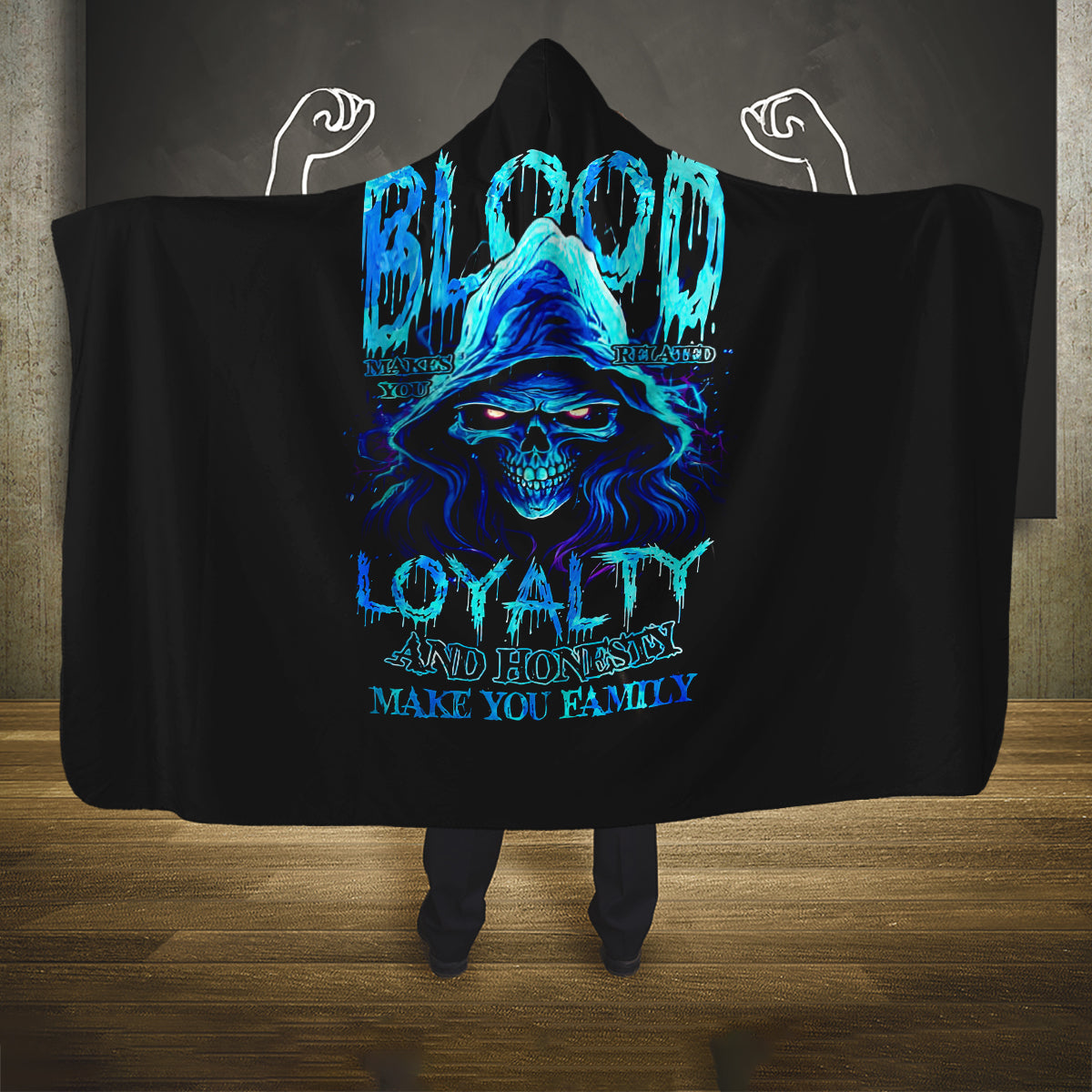 blue-flame-skull-hooded-blanket-blood-make-you-related