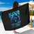 Blue Flame Skull Sarong Blood Make You Related - Wonder Print Shop