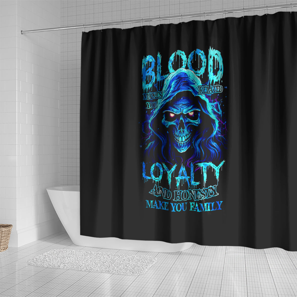 blue-flame-skull-shower-curtain-blood-make-you-related
