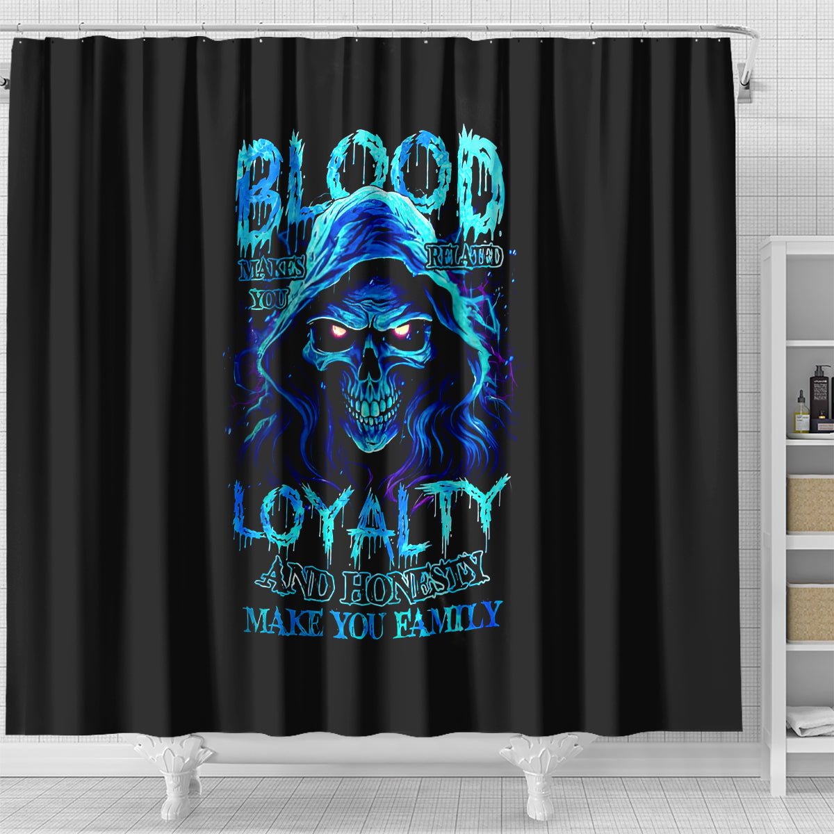 blue-flame-skull-shower-curtain-blood-make-you-related