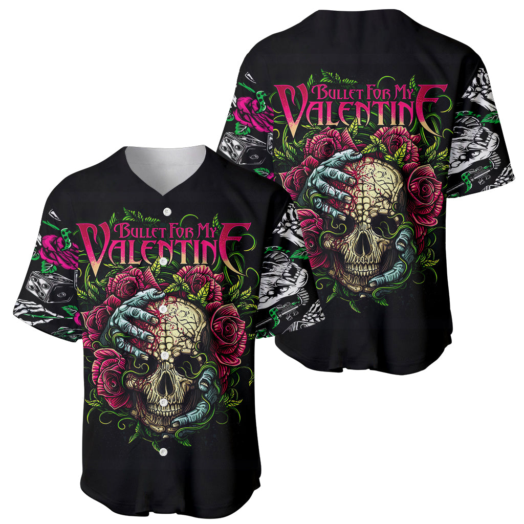 Viper Skull Baseball Jersey Bullet For My Valentine - Wonder Print Shop