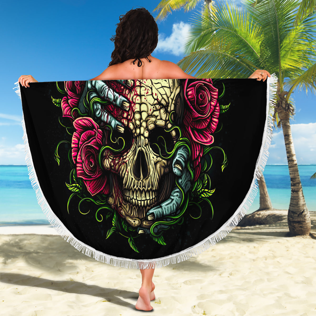 Viper Skull Beach Blanket Bullet For My Valentine - Wonder Print Shop