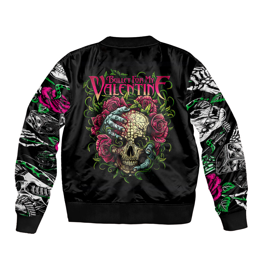 Viper Skull Bomber Jacket Bullet For My Valentine - Wonder Print Shop