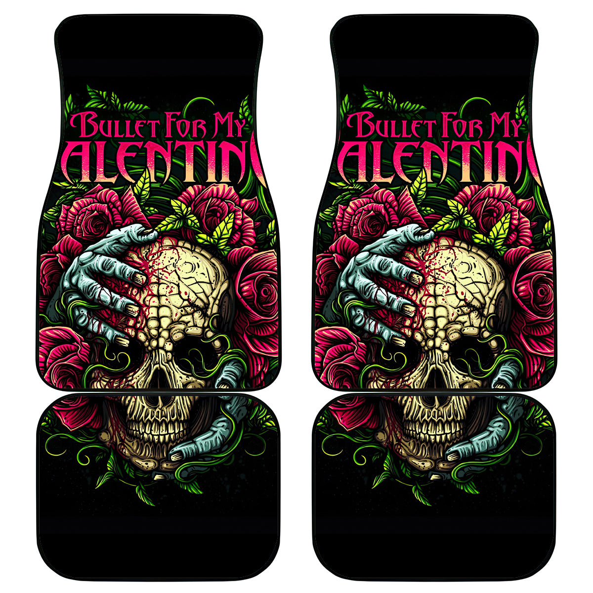 Viper Skull Car Mats Bullet For My Valentine - Wonder Print Shop
