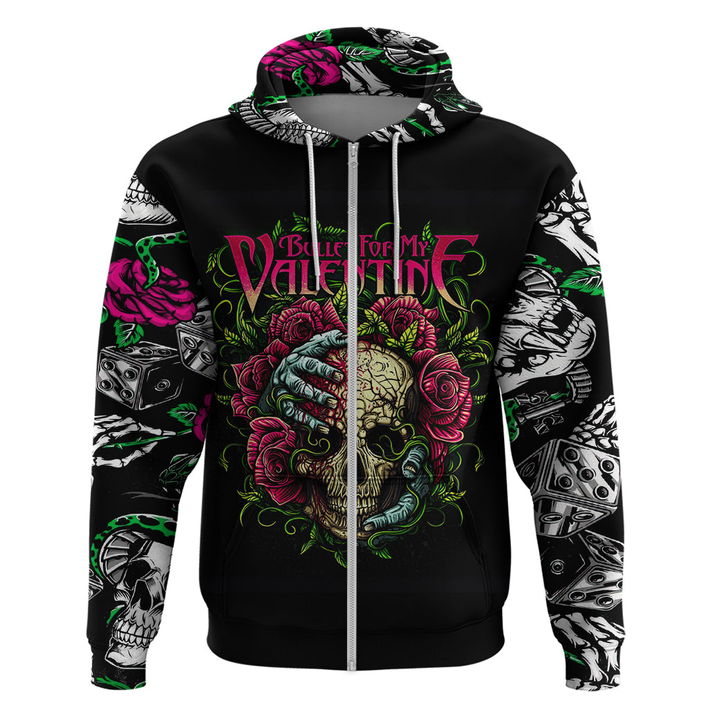 Viper Skull Hoodie Bullet For My Valentine - Wonder Print Shop