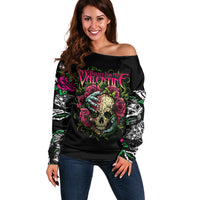 Viper Skull Off Shoulder Sweater Bullet For My Valentine - Wonder Print Shop