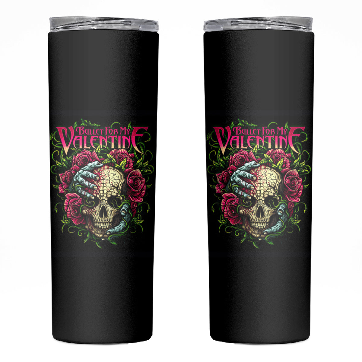 Viper Skull Skinny Tumbler Bullet For My Valentine - Wonder Print Shop