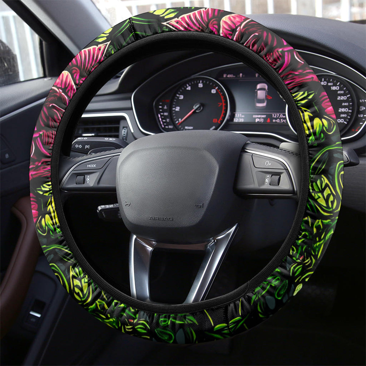 Viper Skull Steering Wheel Cover Bullet For My Valentine - Wonder Print Shop