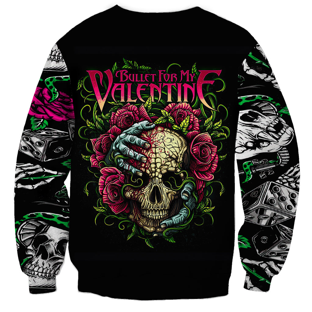 Viper Skull Sweatshirt Bullet For My Valentine - Wonder Print Shop