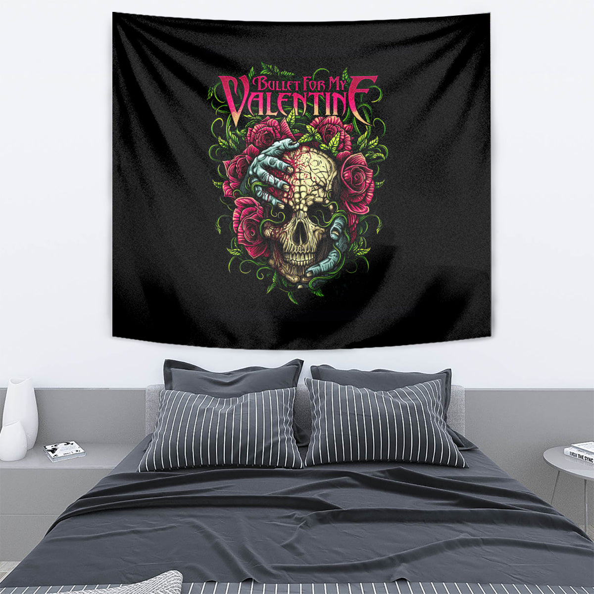Viper Skull Tapestry Bullet For My Valentine - Wonder Print Shop