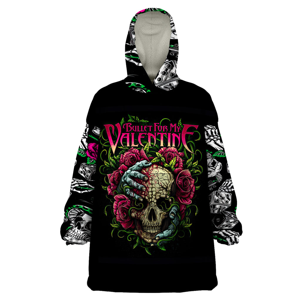 Viper Skull Wearable Blanket Hoodie Bullet For My Valentine - Wonder Print Shop