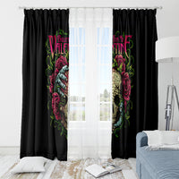 Viper Skull Window Curtain Bullet For My Valentine - Wonder Print Shop