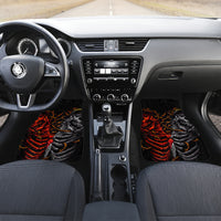 Skull Car Mats Devil And Angel Twin Skull - Wonder Print Shop