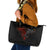 Skull Leather Tote Bag Devil And Angel Twin Skull - Wonder Print Shop