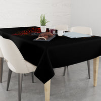 Skull Tablecloth Devil And Angel Twin Skull - Wonder Print Shop