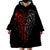 Skull Wearable Blanket Hoodie Devil And Angel Twin Skull - Wonder Print Shop
