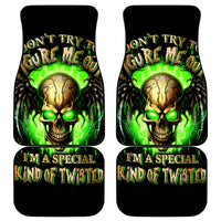 Skull Car Mats Don't Try To Figured Me Out - Wonder Print Shop