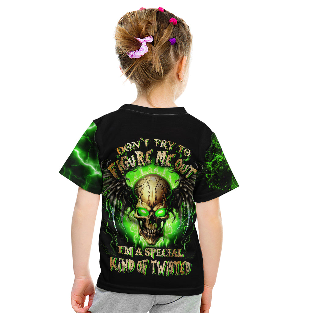 Skull Kid T Shirt Don't Try To Figured Me Out - Wonder Print Shop