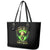 Skull Leather Tote Bag Don't Try To Figured Me Out - Wonder Print Shop