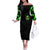 Skull Off The Shoulder Long Sleeve Dress Don't Try To Figured Me Out - Wonder Print Shop