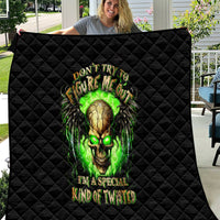 Skull Quilt Don't Try To Figured Me Out - Wonder Print Shop