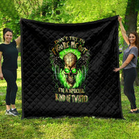 Skull Quilt Don't Try To Figured Me Out - Wonder Print Shop