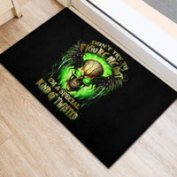 Skull Rubber Doormat Don't Try To Figured Me Out - Wonder Print Shop
