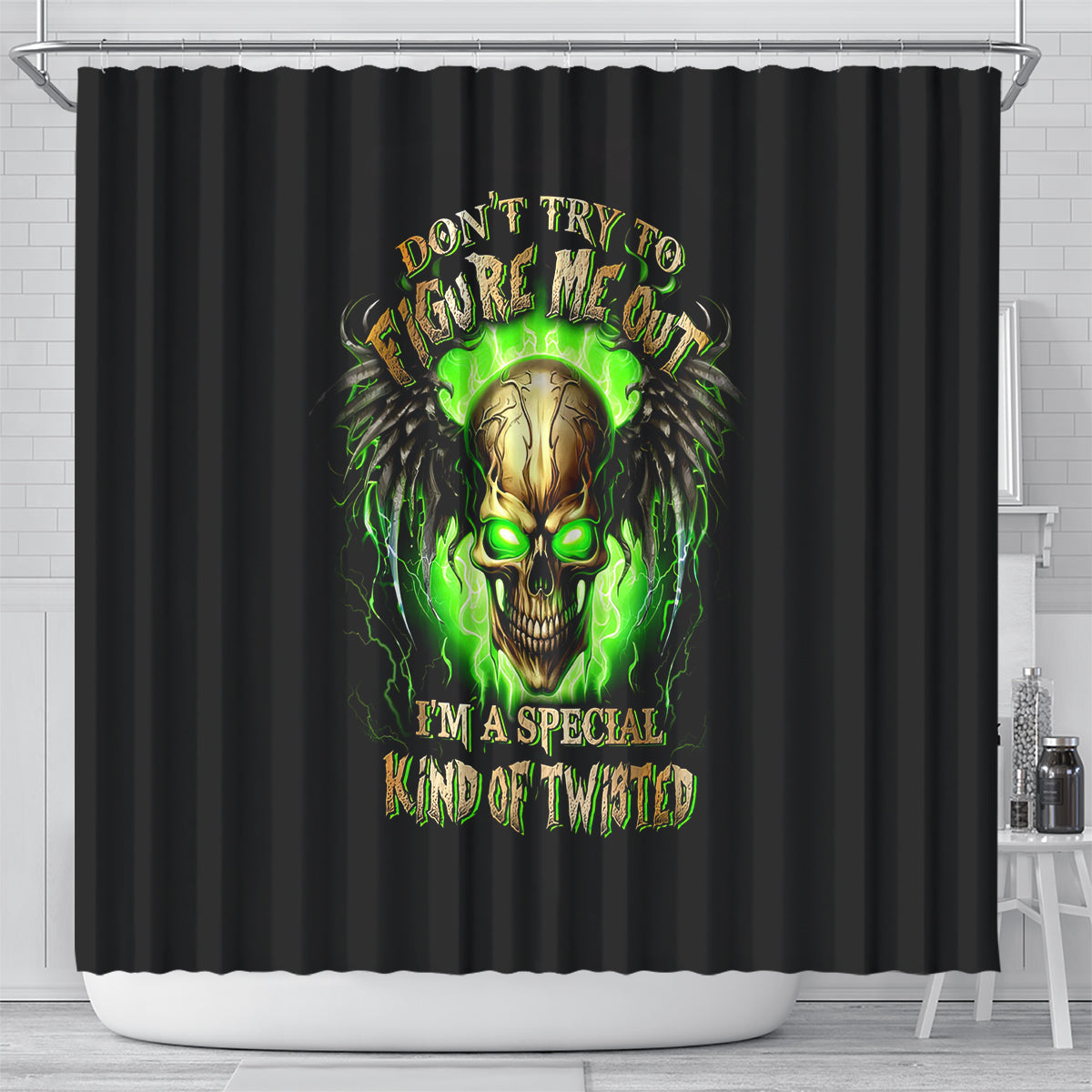 skull-shower-curtain-dont-try-to-figured-me-out