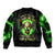 Skull Sleeve Zip Bomber Jacket Don't Try To Figured Me Out - Wonder Print Shop