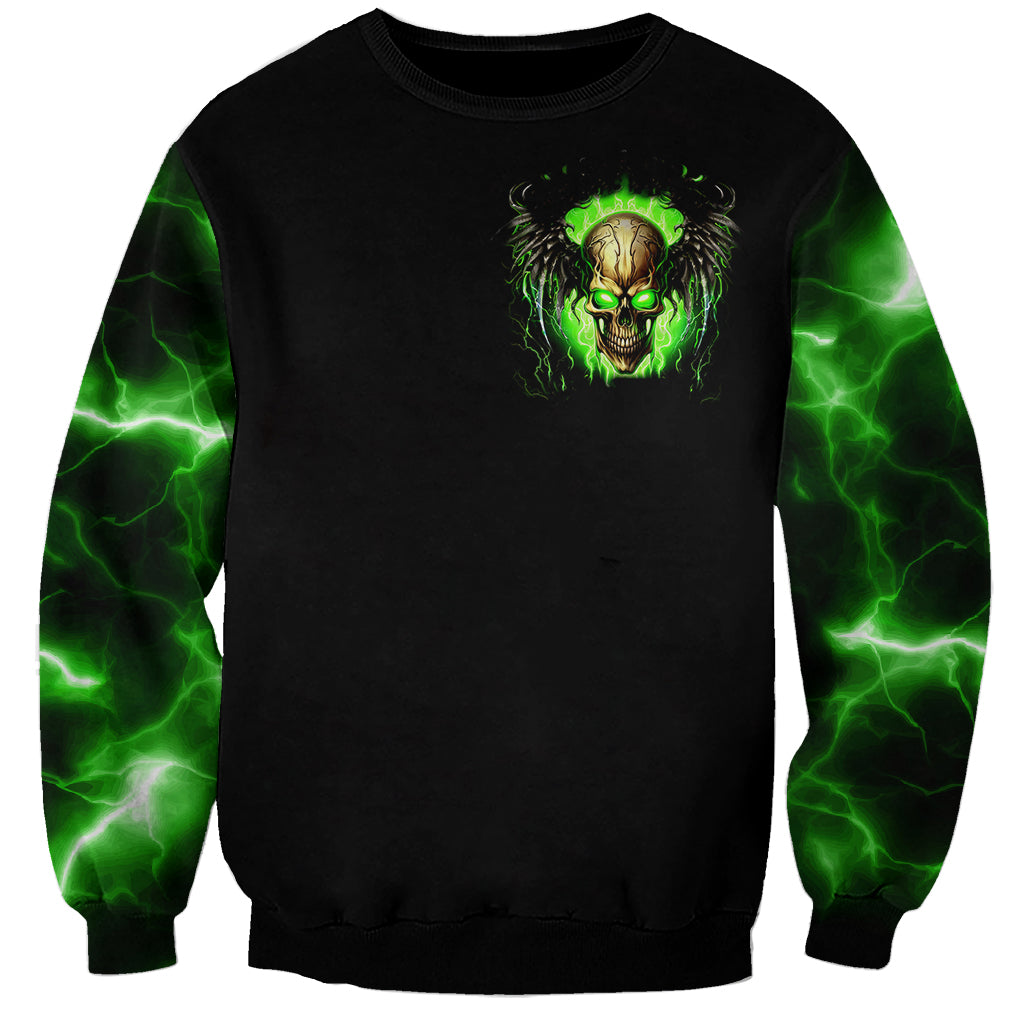 Skull Sweatshirt Don't Try To Figured Me Out - Wonder Print Shop