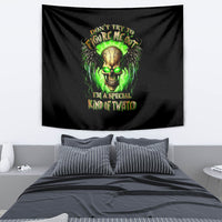 Skull Tapestry Don't Try To Figured Me Out - Wonder Print Shop