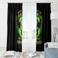 Skull Window Curtain Don't Try To Figured Me Out - Wonder Print Shop
