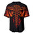 Flame Skull Baseball Jersey SKull Face Inside Me - Wonder Print Shop