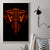 Flame Skull Canvas Wall Art SKull Face Inside Me - Wonder Print Shop