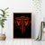 Flame Skull Canvas Wall Art SKull Face Inside Me - Wonder Print Shop